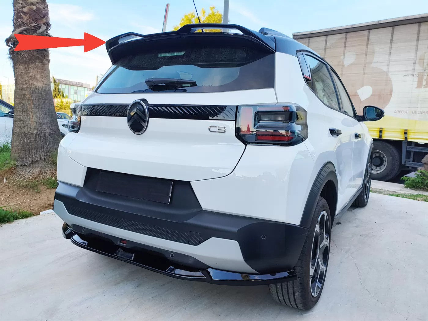 😍ART.5955 Spoiler Sul Tetto Adatto Per Citroën C3 Mk4 😍