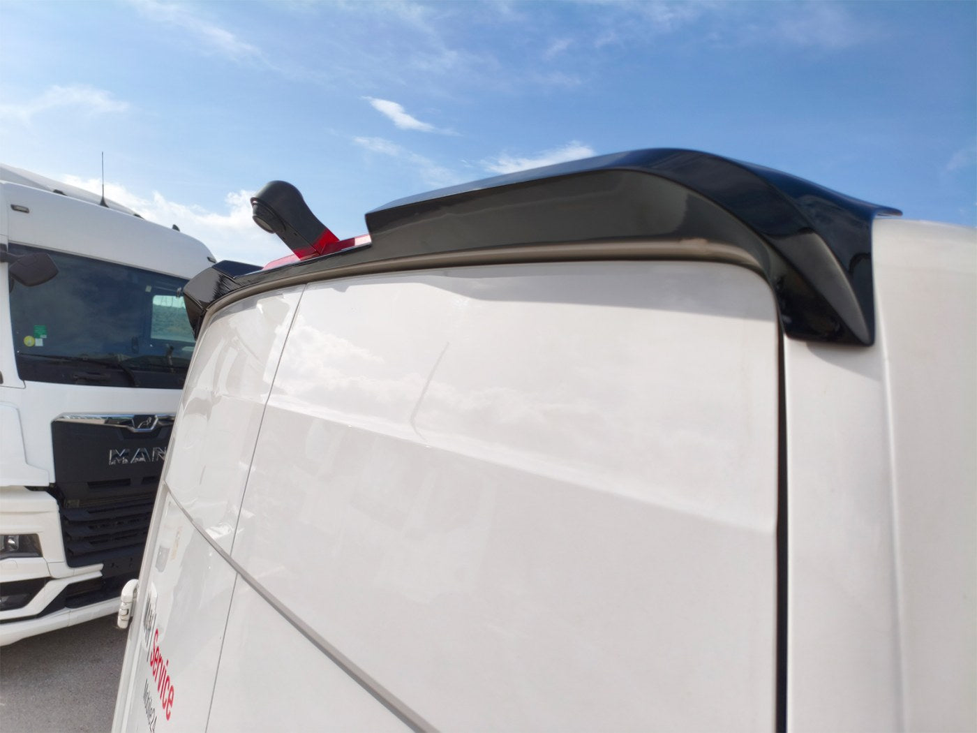 💫ART.5888 Spoiler per Tetto V.1 VW Crafter Mk2 Tetto alto / MAN TGE H2 💫