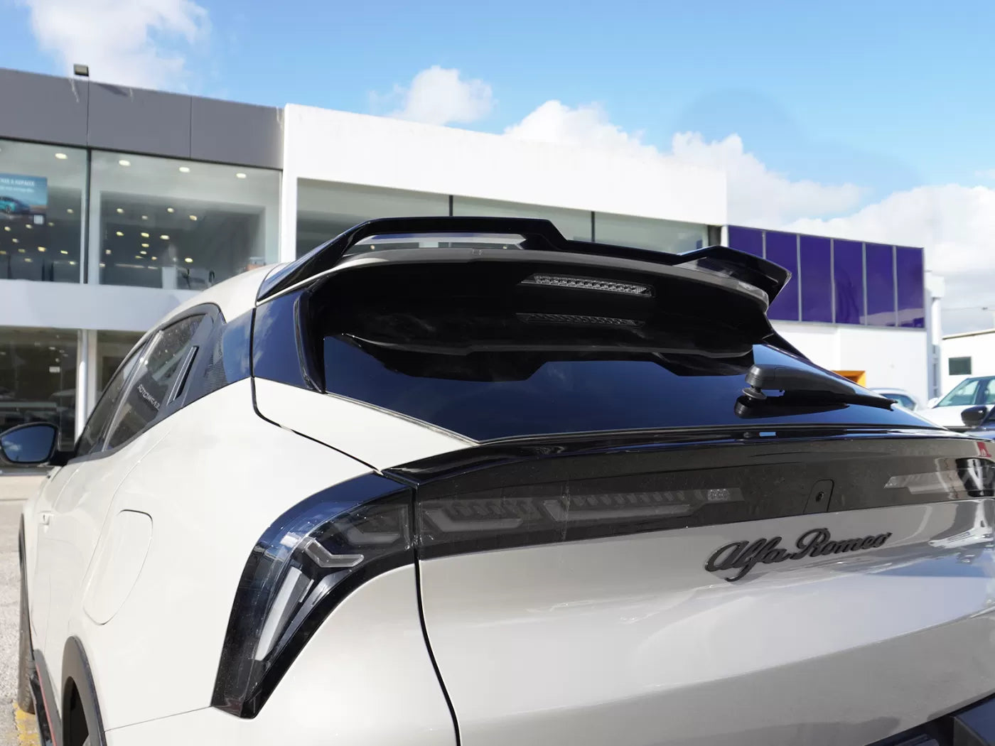 😍ART.5937 Spoiler Sul Tetto Adatto Per Alfa Romeo Junior 😍