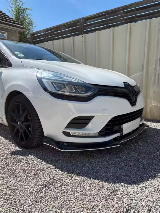 💫ART.8207 Splitter Anteriore Nero Lucido per Renault Clio MK4 2012-2019 💫