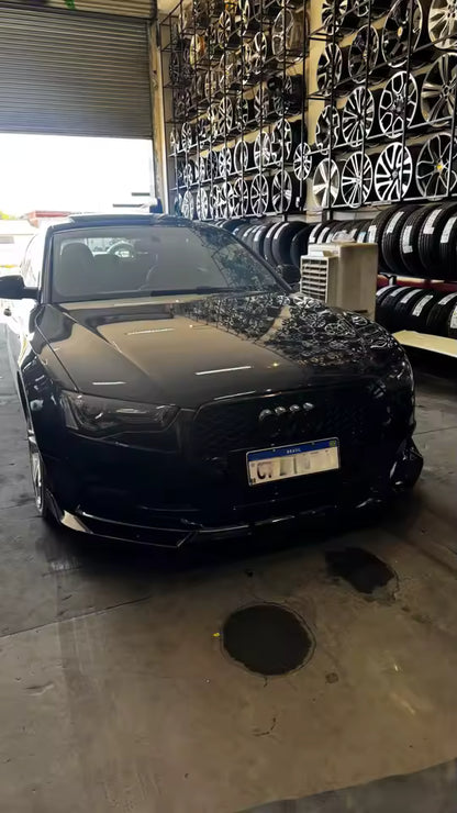 💫ART.4808 Splitter Anteriore adatto per Audi A5 S5 Quattro S-LINE 2012-2016💫