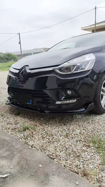 💫ART.8207 Splitter Anteriore Nero Lucido per Renault Clio MK4 2012-2019 💫