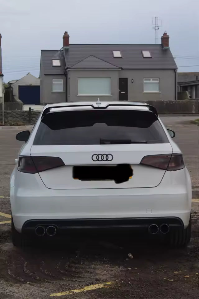 💫ART.8273 Spoiler sul Tetto Stile OTG Nero Lucido per Audi A3 8V SPORTBACK 2013+💫