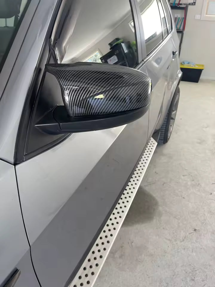 💫ART.5187 Copri Speccietti in Fibra di Carbonio Nero per BMW X5 X6 2008-2013💫