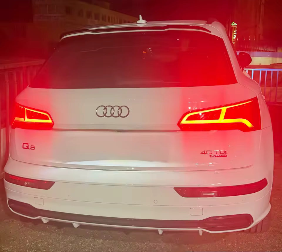 💫Spoiler Posteriore Nero Lucido / Carbonio per Audi SQ5/Q5 S-line Mk 2 17-24💫