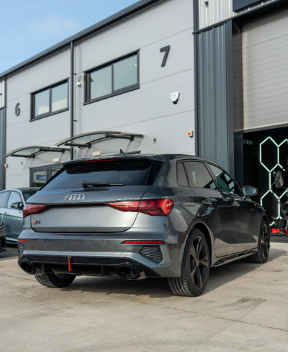 ART.3587 Diffusore  luce di stop LED Audi A3 (8Y)2020+S-Line nero lucido