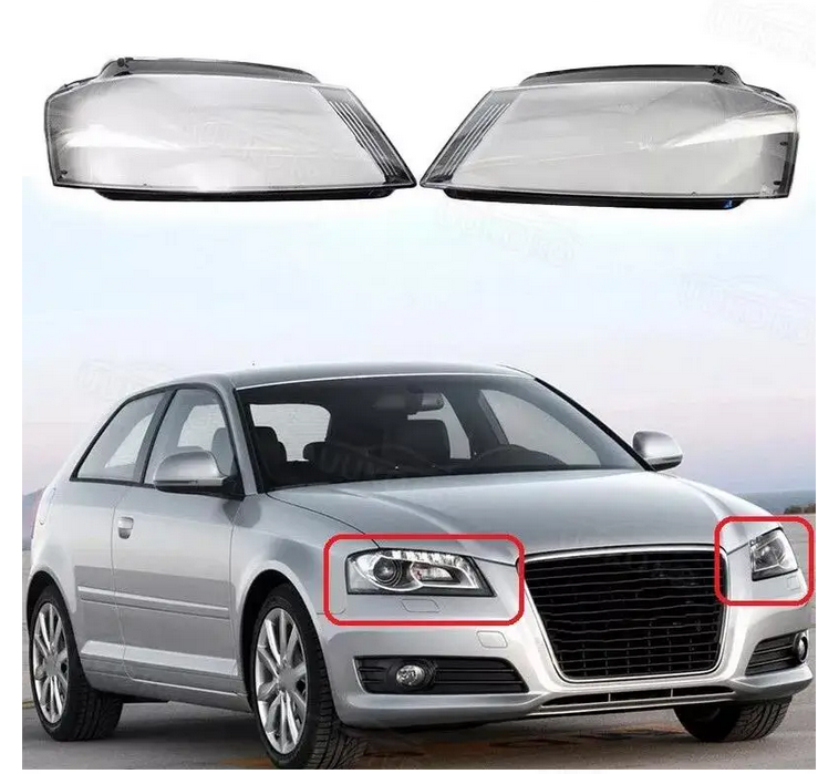 ART.5065  COPERTURA FRONTALE LAMPADA Audi A3 8P S-line S3 RS3 2008 -2012