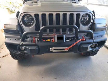 💫ART.8141 Bull Bar Anteriore per Jeep Wrangler JL 10th Anniversary Style 💫
