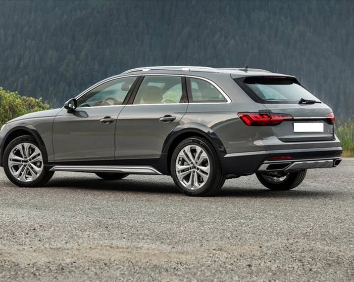 ART.4881 Cornici finestrini neri copertura adesiva window AUDI A4 17-24 Nero