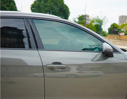 ART.4881 Cornici finestrini neri copertura adesiva window AUDI A4 17-24 Nero