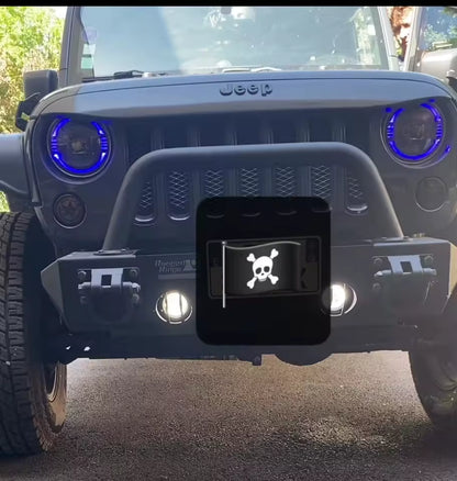 💫ART.4880 Fari Anteriori Rotondi LED per Jeep Wrangler JK LJ CJ TJ💫