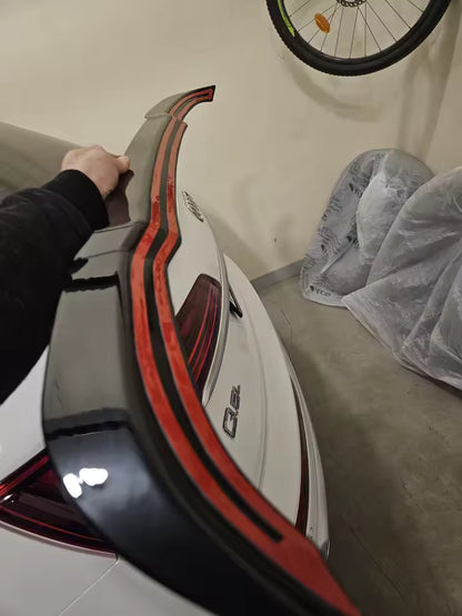 💫Spoiler Posteriore Nero Lucido / Carbonio per Audi SQ5/Q5 S-line Mk 2 17-24💫