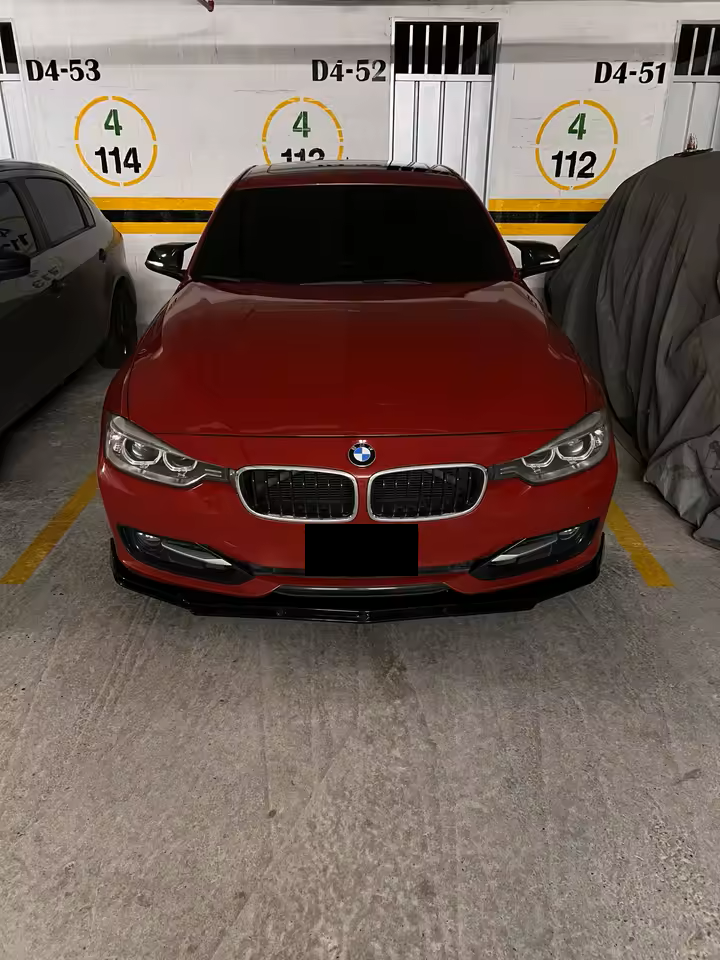 💫ART.7280 5 pezzi Splitter Anteriore in ABS per BMW Serie 3 F30 2012-2019💫