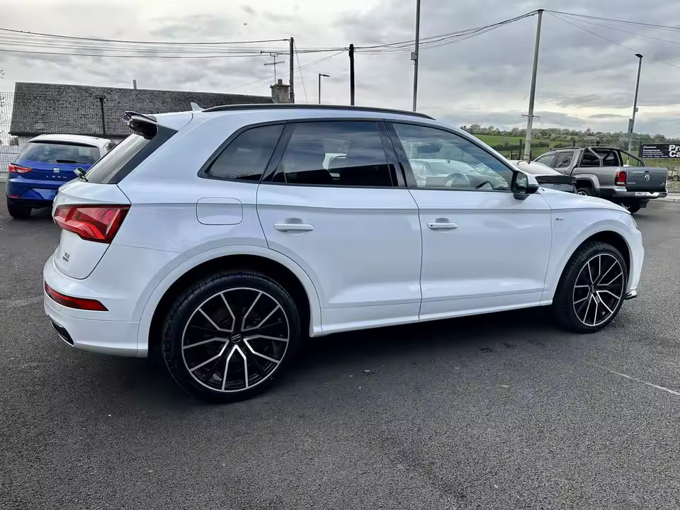 💫Spoiler Posteriore Nero Lucido / Carbonio per Audi SQ5/Q5 S-line Mk 2 17-24💫