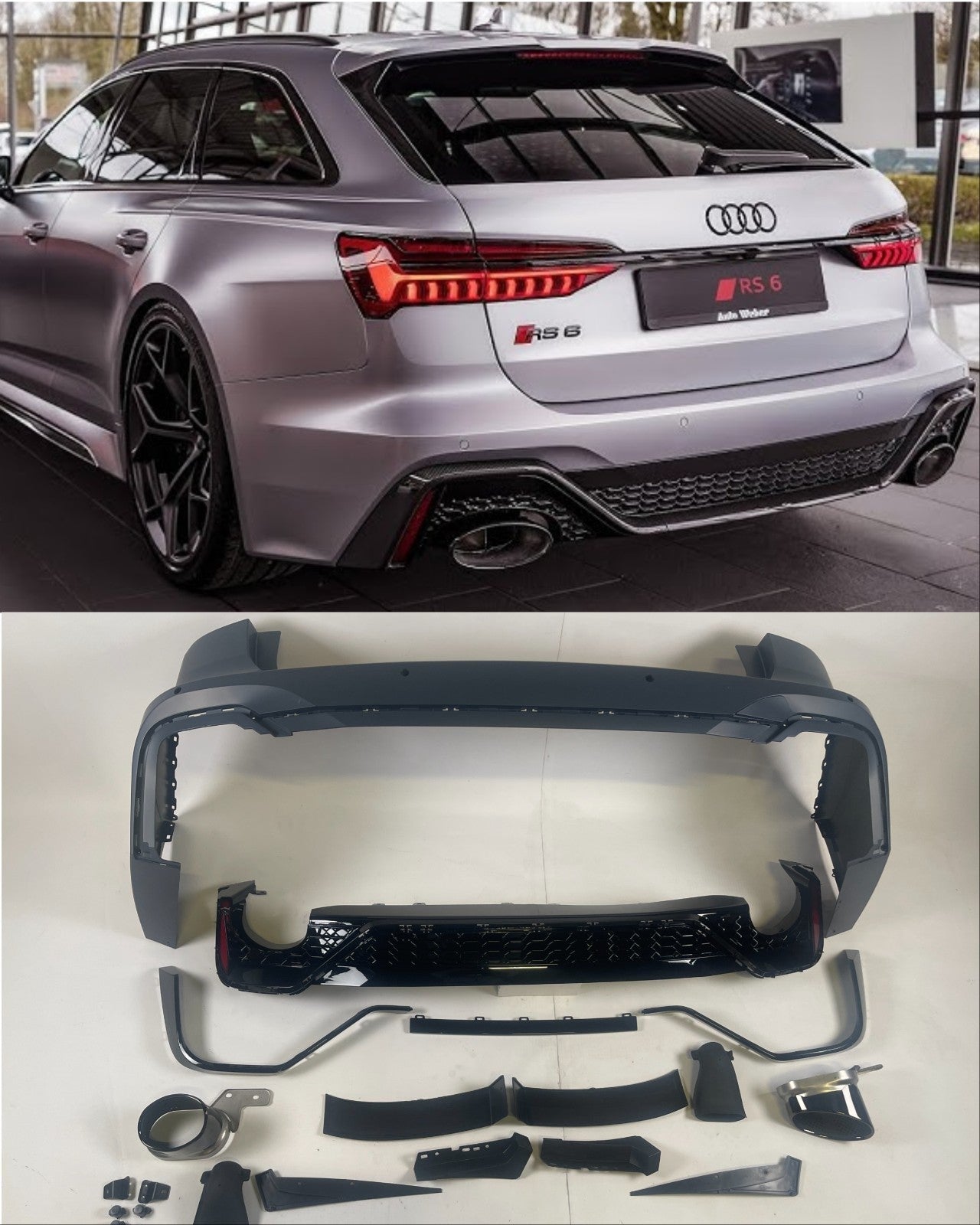 ART.4510 PARAURTI  POSTERIORI  Audi A6 C8 2018+ 2019
