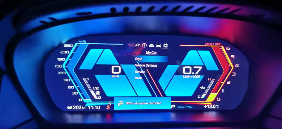 💫ART.5022 12.3''  Virtual Cockpit per BMW Serie 5 2003-2009💫