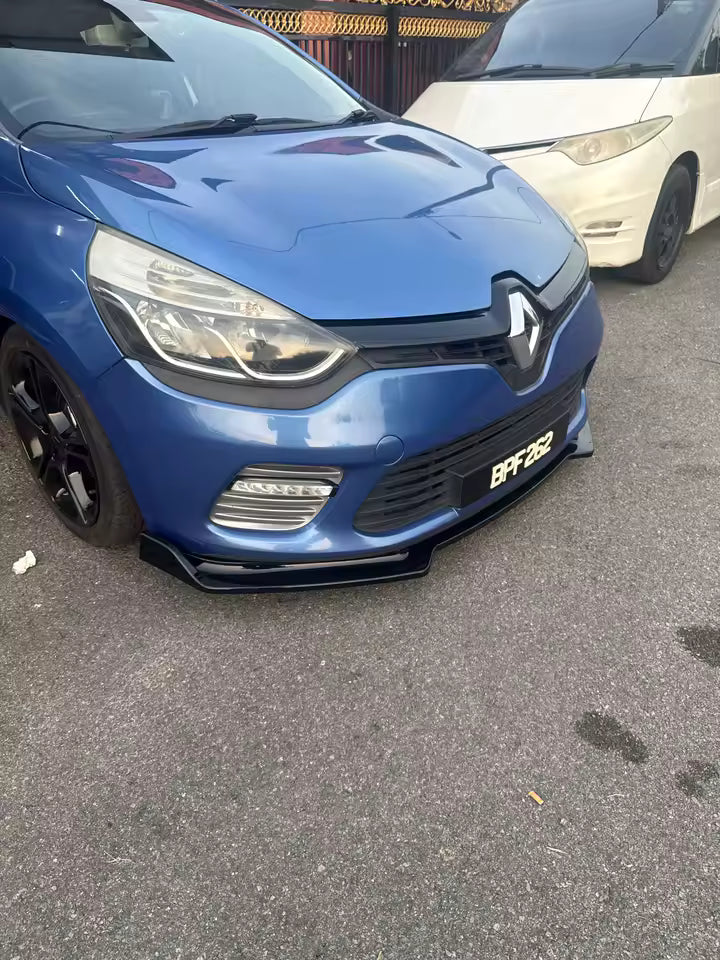 💫ART.8207 Splitter Anteriore Nero Lucido per Renault Clio MK4 2012-2019 💫