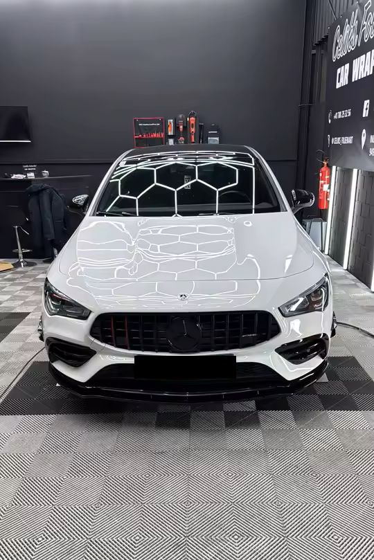 💫ART.8604 Splitter Anteriore (Nero Lucido) per Mercedes Benz CLA 2019-2023💫