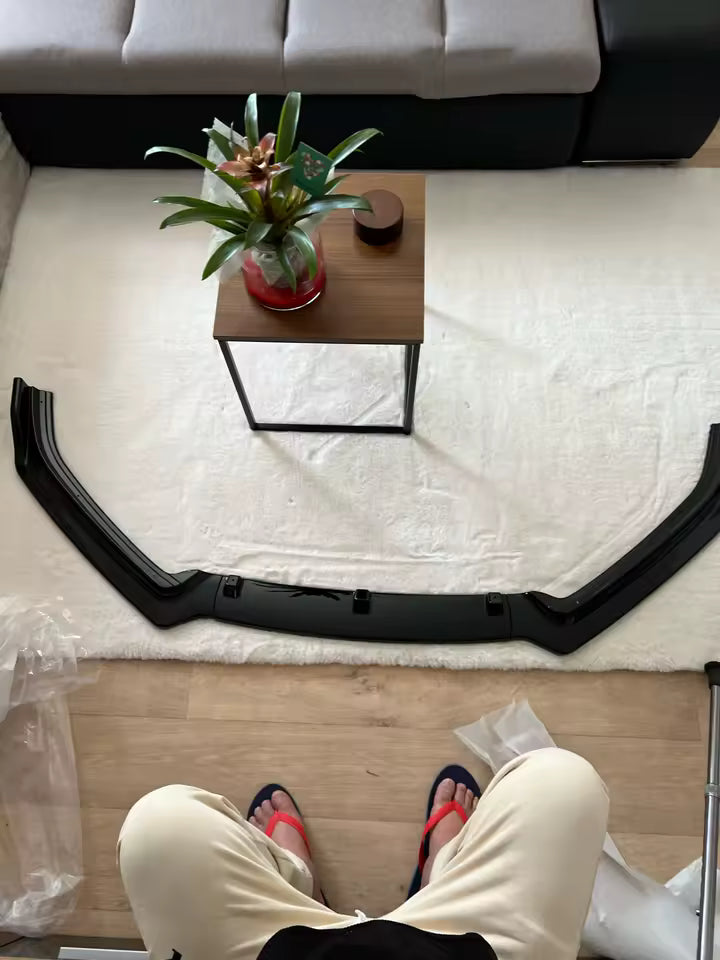 💫ART.8207 Splitter Anteriore Nero Lucido per Renault Clio MK4 2012-2019 💫