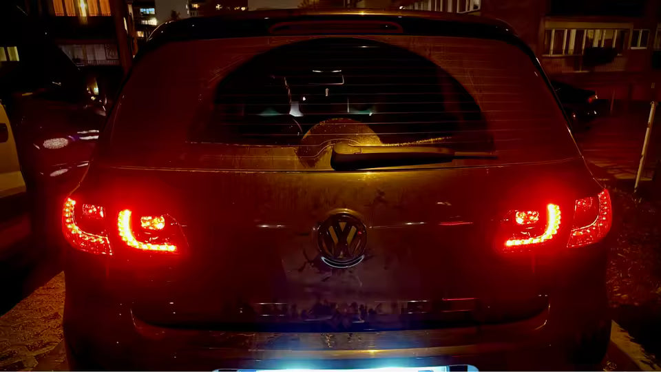 💫ART.8294 Fanali Posteriori rosso trasparente / fumatore / fumatore rosso per VW Golf 6💫