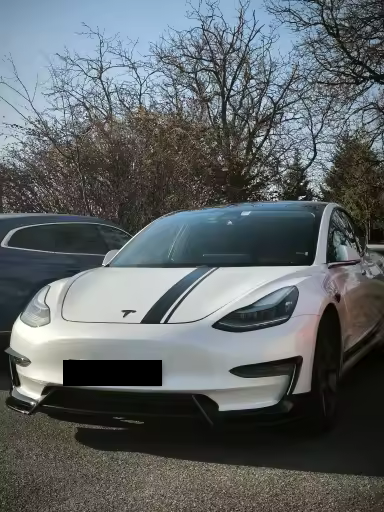 💫ART.8193 Splitter (3 pz) in Carbonio/Nero Per Tesla Modello 3 Y 2017-2023💫
