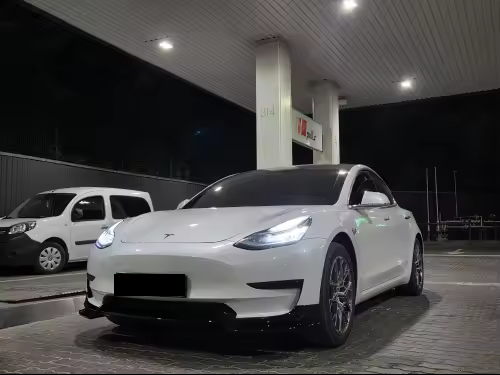 💫ART.8193 Splitter (3 pz) in Carbonio/Nero Per Tesla Modello 3 Y 2017-2023💫