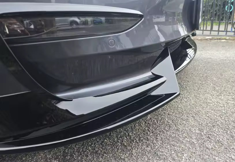 💫ART.8193 Splitter (3 pz) in Carbonio/Nero Per Tesla Modello 3 Y 2017-2023💫