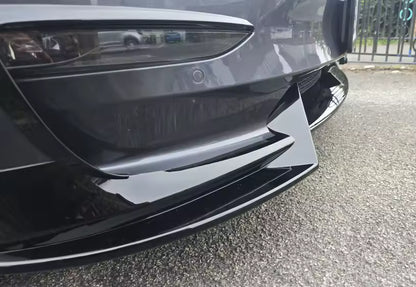 💫ART.8193 Splitter (3 pz) in Carbonio/Nero Per Tesla Modello 3 Y 2017-2023💫