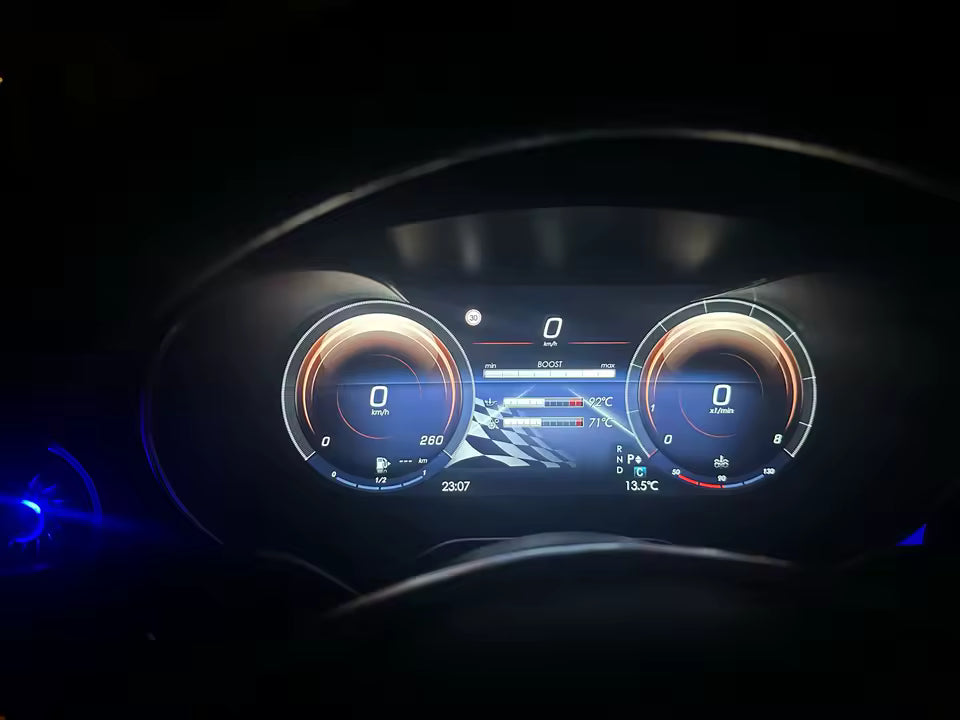 💫ART.5014 12.3" Virtual Cockpit LCD Per Mercedes Benz C/GLC 2015-2018💫