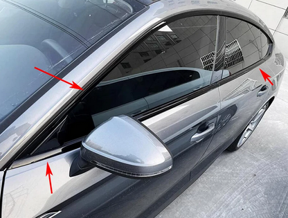 ART.4879 Cornici finestrini neri copertura adesiva window  Audi A5 19-23