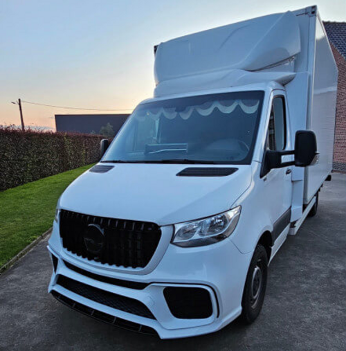 💕ART.9071 PARAURTI  ANTERIORI Mercedes-Benz Sprinter W907 2019+ black grill💕
