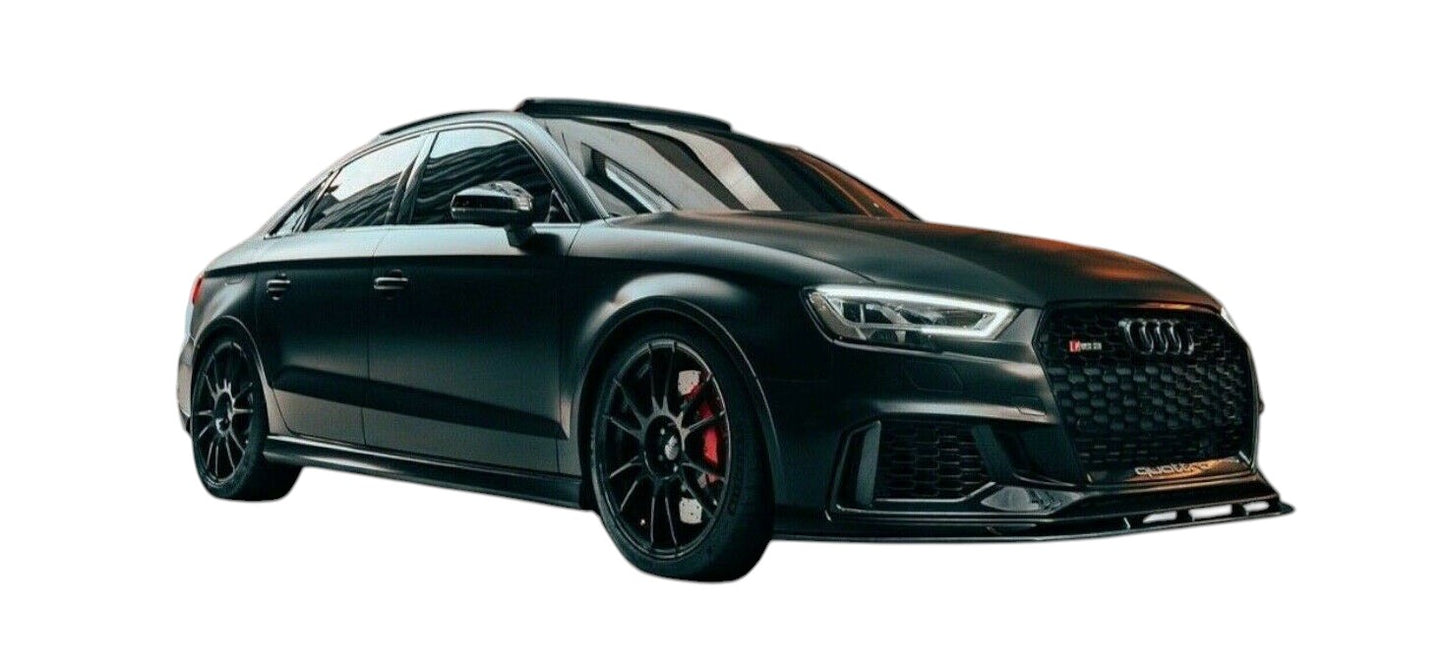 💫ART.4197 Splitter (Nero lucido) per Audi A3 2017-2019 look RS3💫