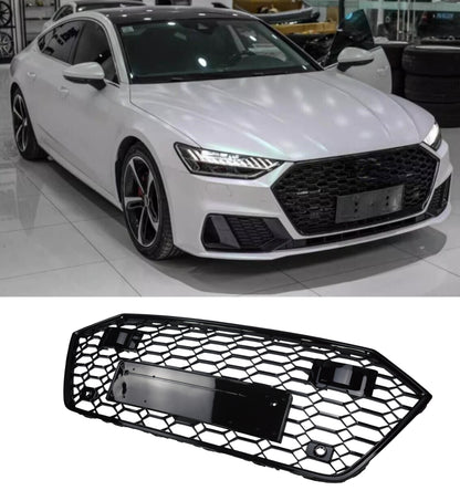 ART.3696  Griglia RS7 Look per Audi A7 (4K)Sportback  2017-On Nero Lucido