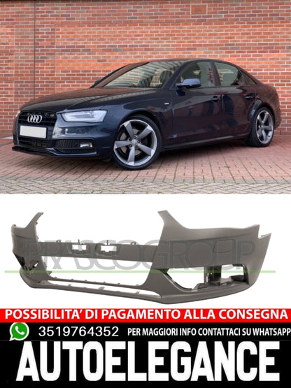 Paraurti Anteriore per AUDI A4 CON PRIMER FORI LAVAFARI OE: 8K0807065CGRU
