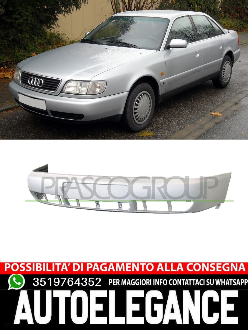 Paraurti Prasco Anteriore Per Audi A6 CON PRIMER  4A0807103DAGRU