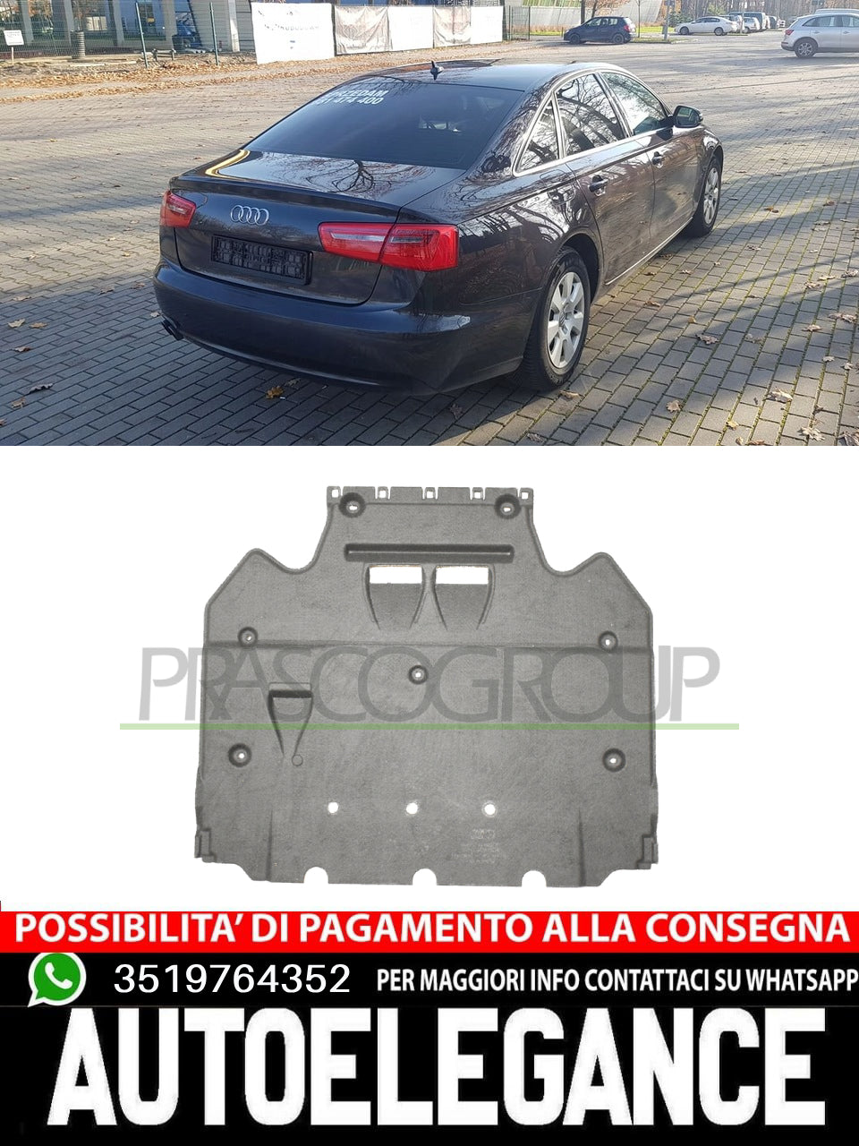 Riparo Motore Prasco Per Audi A6 ##N 4G0863822B