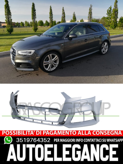 Paraurti Prasco Anteriore per AUDI A3 CON PRIMER TAPPO GANCIO 8V0807065AEGRU