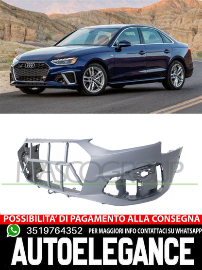 Paraurti Prasco Anteriore CON PRIMER FORI PARK ASSIST per AUDI A4 8W0807065BFGRU