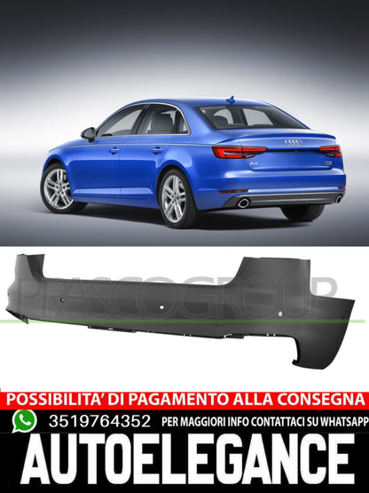 Paraurti Prasco Posteriore CON PRIMER TAPPO GANCIO per AUDI A4 8W5807067LGRU