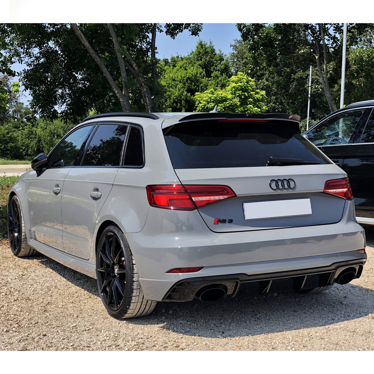 Paraurti posteriore stile RS3 per Audi A3 (8V) Hatchback Sportback (2012-2019)