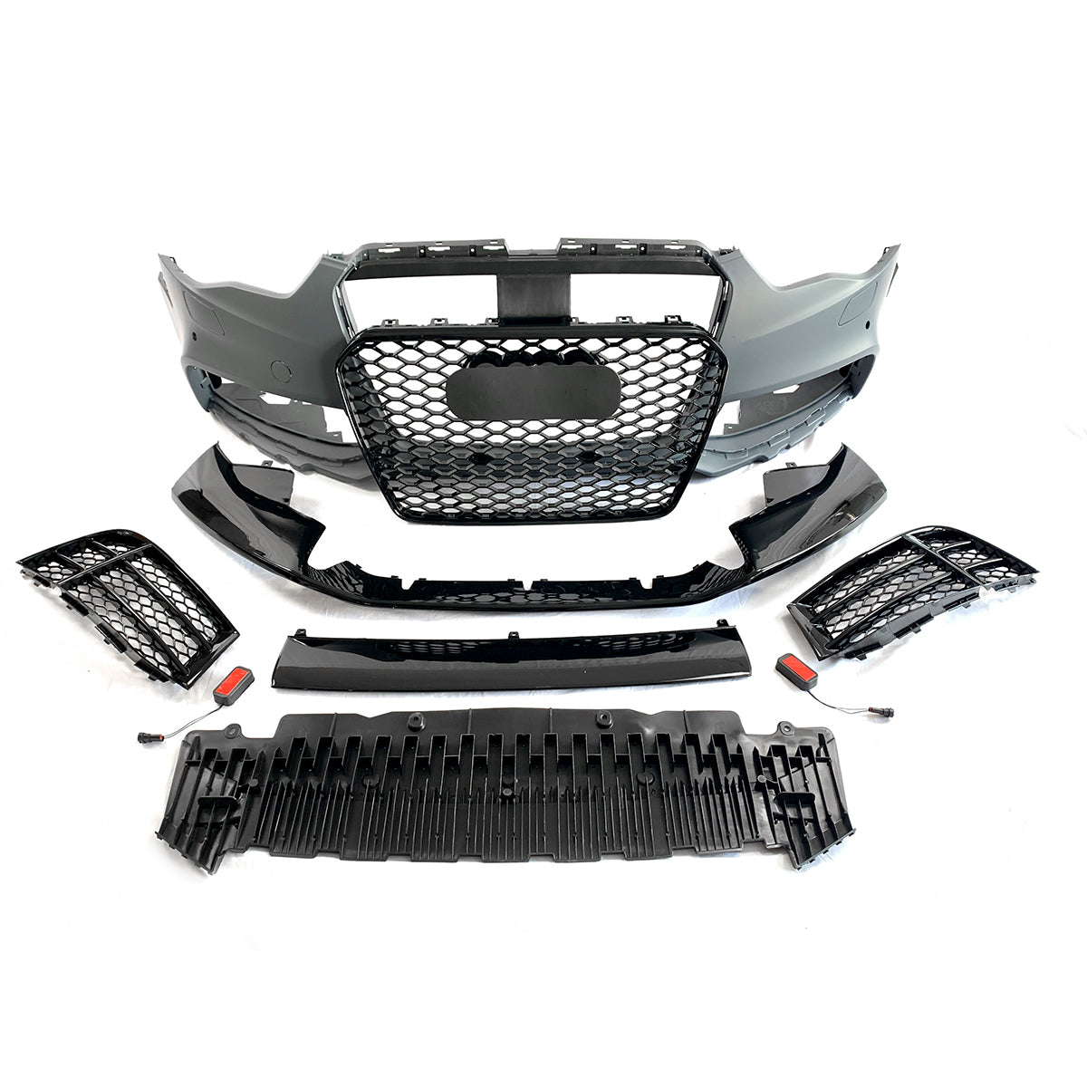 ⭐ SPLITTER SUITABLE FOR AUDI Q8 s-line look R optik⭐ 