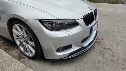 💕ART. 0692  SPLITTER BMW SERIE 3 E92 E93 MTECH 2005-2010 NERO LUCIDO💕