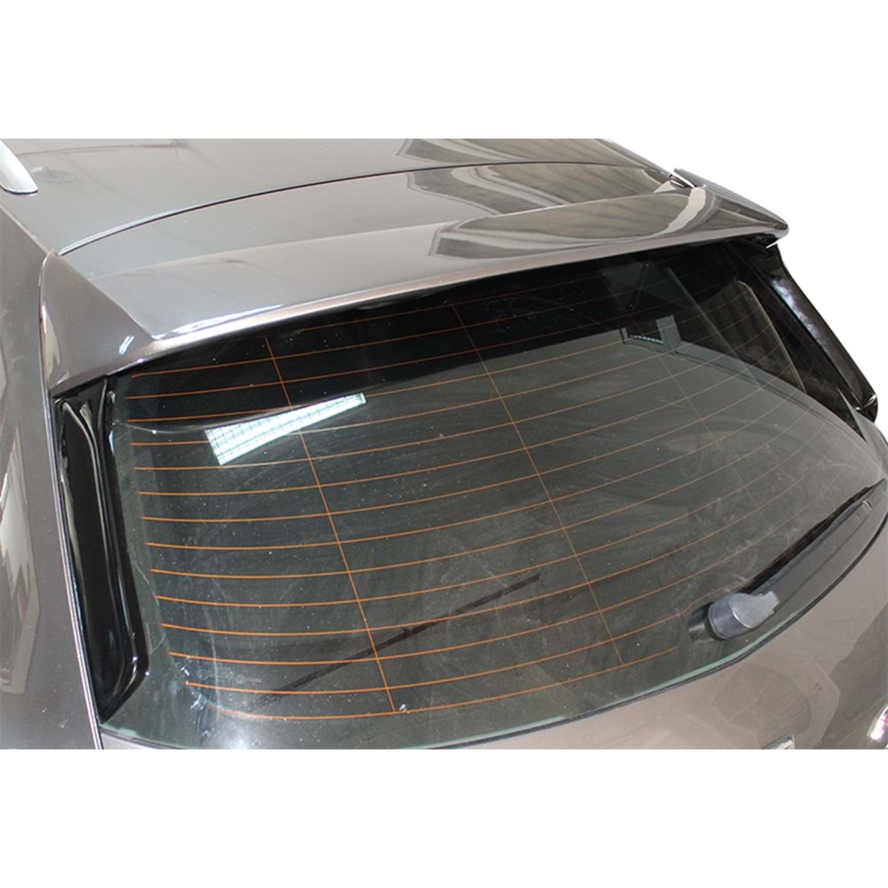 💕ART.9552 SPOILER+DEFLETTORI LATERALI 3PZ SEAT LEON MK3 NERO LUCIDO 💕