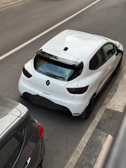 💕ART. 0652 SPOILER RENAULT CLIO 4 IV 2012-2019 LOOK SPORT NERO LUCIDO💕