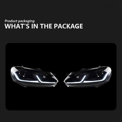 💎HEADLIGHTS SUITABLE FOR VW Golf 6 MK6 2009-2012 💎