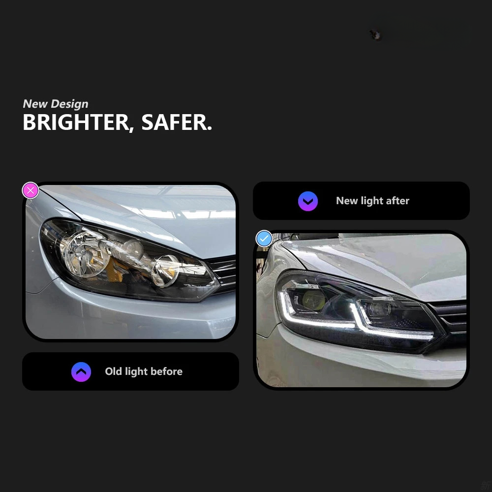 💎HEADLIGHTS SUITABLE FOR VW Golf 6 MK6 2009-2012 💎