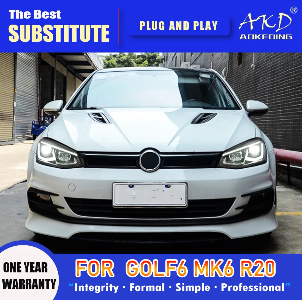 💎HEADLIGHTS SUITABLE FOR VW Golf 6 R20 MK6 2009-2013 💎