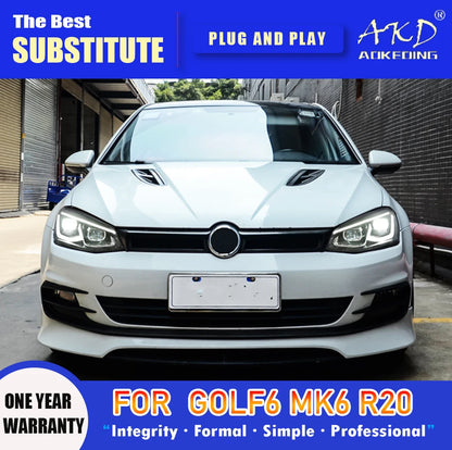 💎HEADLIGHTS SUITABLE FOR VW Golf 6 R20 MK6 2009-2013 💎