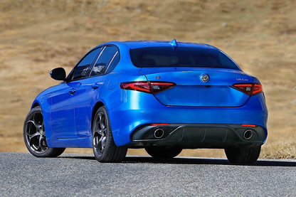 Diffusore posteriore Veloce per Alfa Romeo Giulia (952) (2016-2022) cromato