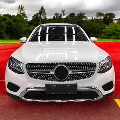 💥GRIGLIA RADIATORE ARGENTO DIAMANTE  ADATTO PER Mercedes Benz GLC Classe X253💥